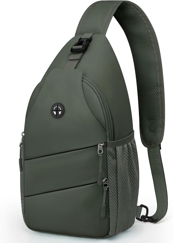 Pritent Crossbody Bags for Women Men Trendy Sling Bag Backpack Casual Chest Bag by Pritent