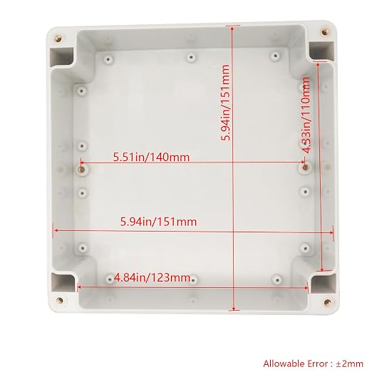 Project Box IP65 Waterproof Junction Box ABS Plastic Electrical Boxes DIY - Image 3