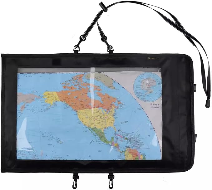 Waterproof Map Case, Map Pouch, Map Case Waterproof Military, Hiking Map Pouch by Kuuleyn