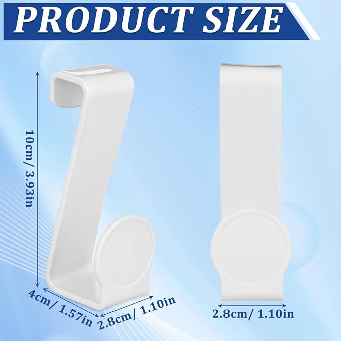 2Pcs Potty Seat Hooks, Washer Specific Z-Shaped Toilet Storage Hooks - Image 2