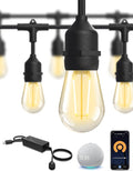 XMCOSY+ Outdoor String Lights, Smart Patio Lights 72.5Ft, APP WiFi Control by XMcosy