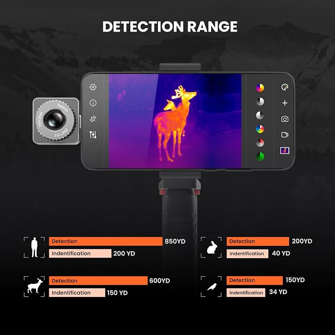 MiLESEEY Thermal Imaging Monocular T-Recon Scout 256x192 TNV256i Thermal - Image 7