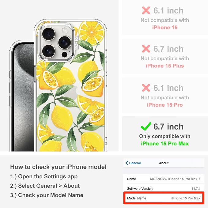 MOSNOVO Case for iPhone 15 Pro Max - Image 2