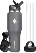 SENDESTAR 40oz Water Bottle Wide Mouth Stainless Steel Vacuum Insulated Double by Sendestar