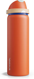 Insulated Water Bottle with Straw by ENCOOL