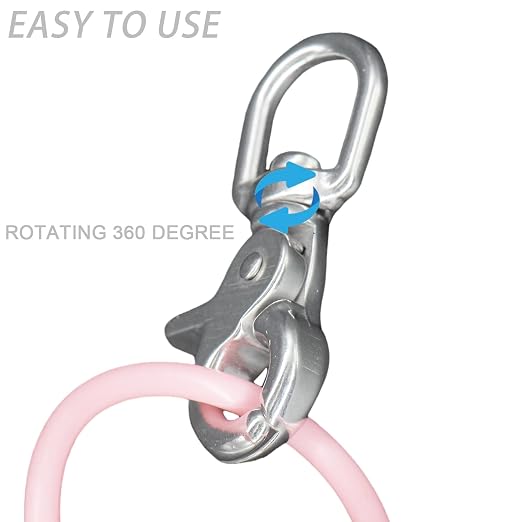 2 PCS 316 Stainless Steel Swivel Trigger Snap Hooks, 2.65” Heavy Duty Clips - Image 4