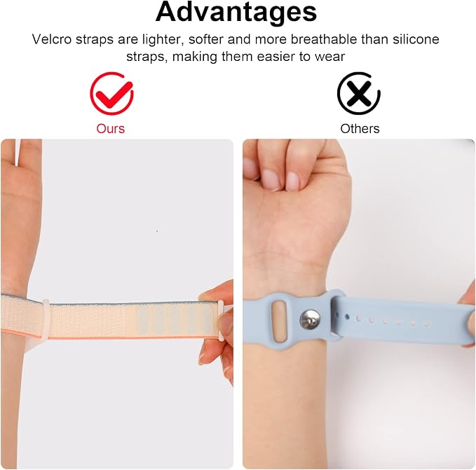 Kids Wristband Compatible with Apple AirTag, Protective Case - Image 7