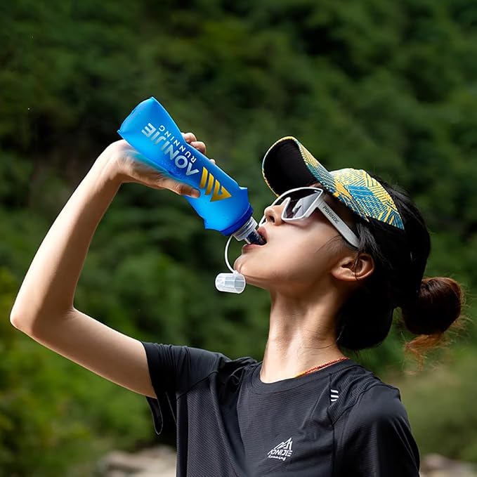 AONIJIE TPU Soft Flask Water Bottle Collapsible Running Flask - Image 7