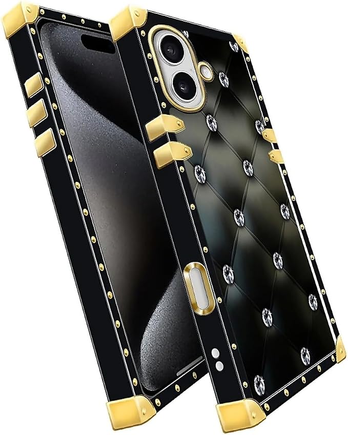 for iPhone 17 Case Luxury Golden Decoration - Image 3
