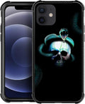 for iPhone 11 Case, Skeleton Winding Snake Pattern Graphic Design Girl Boy Soft by FKBRCL4U