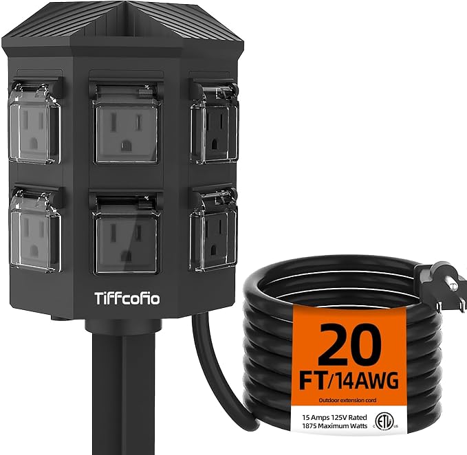 TiFFCOFiO Outdoor Power Strip by TiFFCOFiO