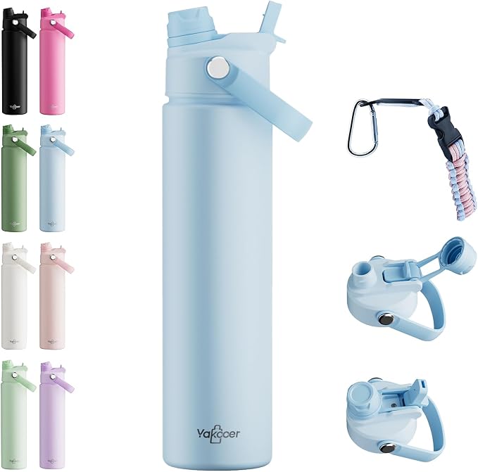 26oz Insulated Water Bottle by Yakooer
