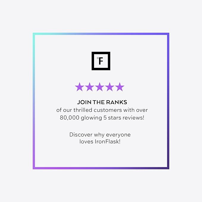IRON °FLASK Camping & Hiking Hydration Flask - 22 oz Lavender - Image 7