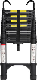 BOCOM 14.5 FT Aluminum Telescoping Ladder by BOCOM