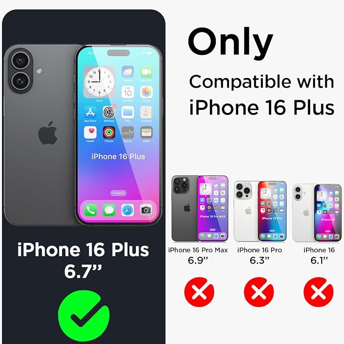 AICase Compatible with iPhone 16 Plus Case Waterproof - Image 9