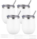 12oz/4 Pack Wine Tumbler Glasses by YEBTSLife