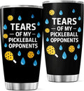 CUBICER Tears Of My Pickleball Opponents Design 20 Oz Stainless Steel Tumbler by CUBICER