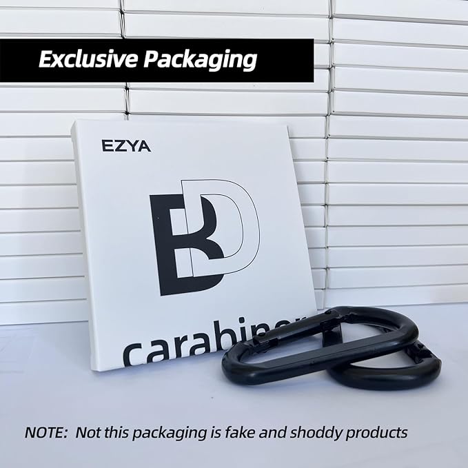 EZYA Heavy Duty Carabiner Clips, 860lbs - Image 6