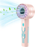 Portable High Speed Mini Handheld Fan, USB Rechargeable Neck Personal Mini Fan by AaoLin