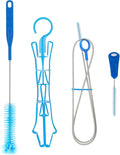 Water Bladder Cleaning Kit, Includes Tube Brushes, Small Bite Valve Brush by JMTEEA