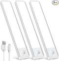 Under Cabinet Motion Sensor Lighting: 12 Inch Dimmable Rechargeable Lights by Vozuji
