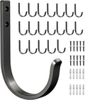 20-Pack Wall Hooks for Hanging Towel/Coat - 22LB Screw in Metal Hanger Wall by Josmimic