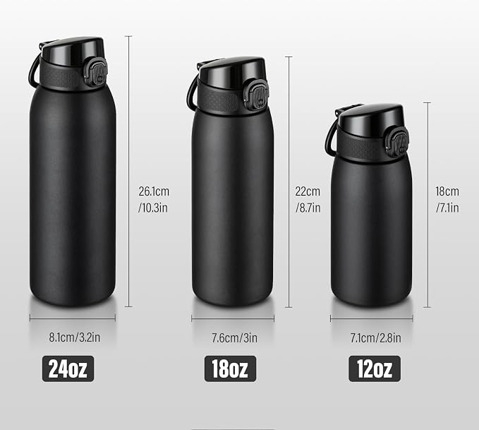 Insulated Water Bottle 18 oz - Image 7
