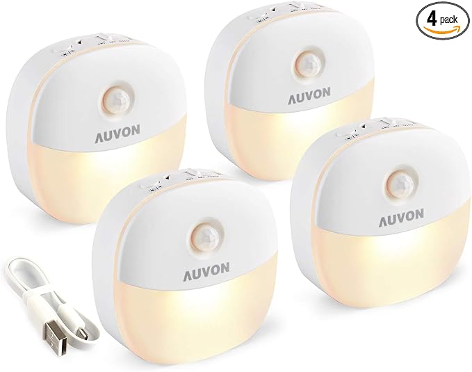 AUVON Rechargeable Battery Night Light, Mini by AUVON