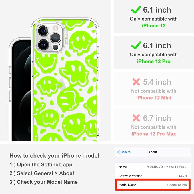 MOSNOVO Case for iPhone 12 & iPhone 12 Pro - Image 2