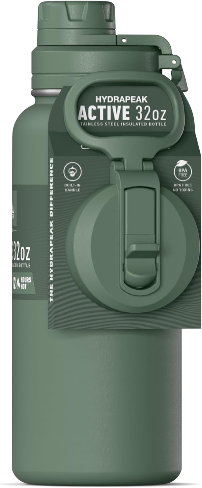 Hydrapeak 32oz Sport Insulated Water Bottle - Image 2
