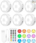 GOODEA.fun Puck Lights with Remote, 13 RGB Colors LED Under Cabinet Light by GOODEA%C2%B7fun