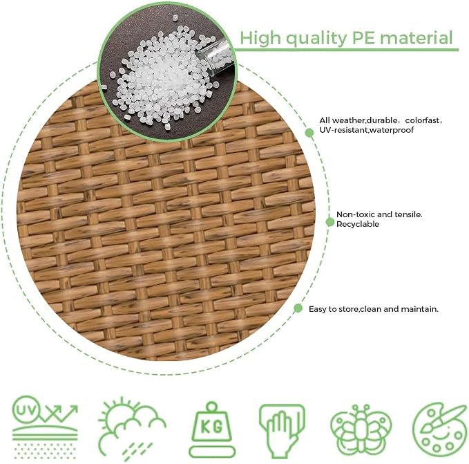 260 Ft Wicker Repair Supplies, Wicker Repair Kit, Plastic Rattan Material - Image 6