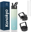 Konokyo Insulated Water Bottle 24oz Stainless Steel Sport Bottles by Konokyo
