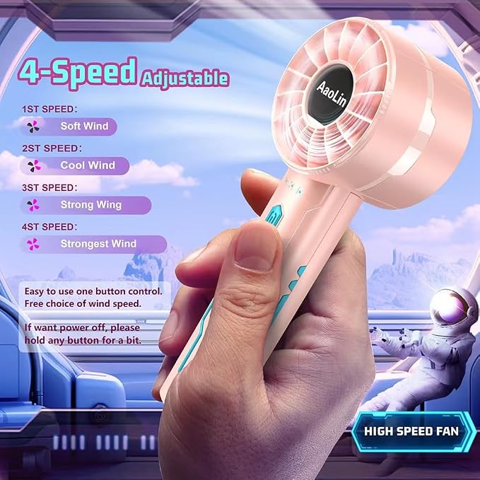 AaoLin 2pcs Portable Handheld Turbo Fan - Image 2