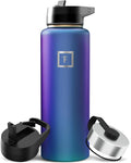 IRON °FLASK Camping & Hiking Hydration Flask - 40 oz Aurora by IronFlask