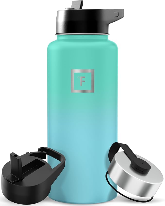 IRON °FLASK Camping & Hiking Hydration Flask - 32 oz Sky by IronFlask