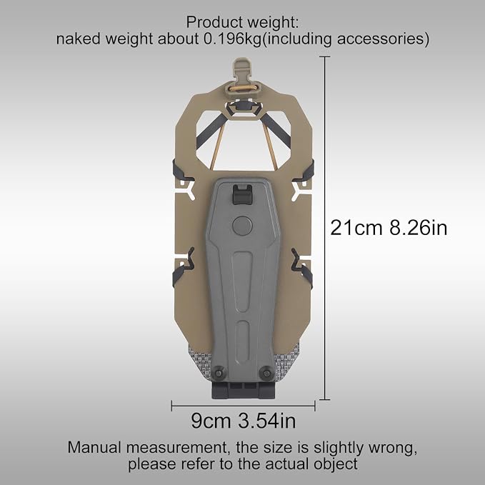 90 Degree Rotation Tactical Plate Carrier Vest Attachments Universal Phone - Image 2