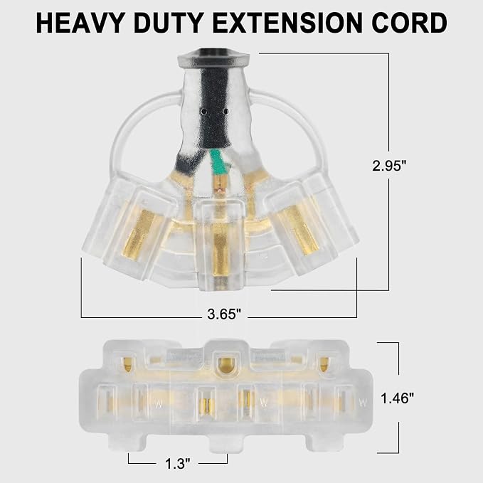 25FT 12/3 Outdoor Extension Cord - Image 2