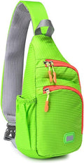 Peicees Small Sling Backpack Waterproof Unisex Shoulder Bag Chest Crossbody by Peicees