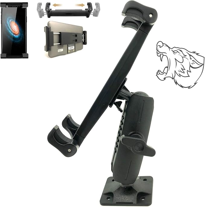 Heavy Duty Tablet GPS Smartphone AMPS Drill Base Dash ELD Mount - Image 2