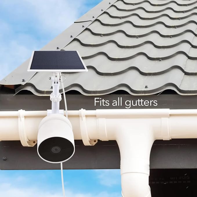 Wasserstein Gutter Mount for Google Nest Cam & Solar Panel - Image 5