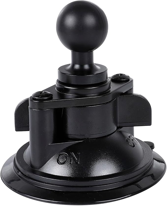 Suction Cup Base Mount with 25mm/1" Ball, Compatible with RAM Mounts and Other by Leenconghui