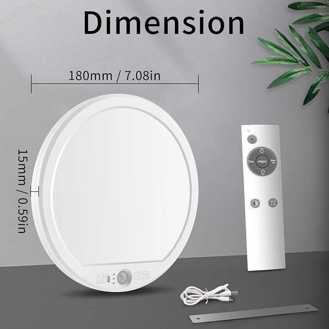 Meliya Rechargeable Motion Sensor Ceiling Light - Image 9