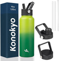 Konokyo 40oz Insulated Water Bottle Stainless Steel Sport Bottles by Konokyo