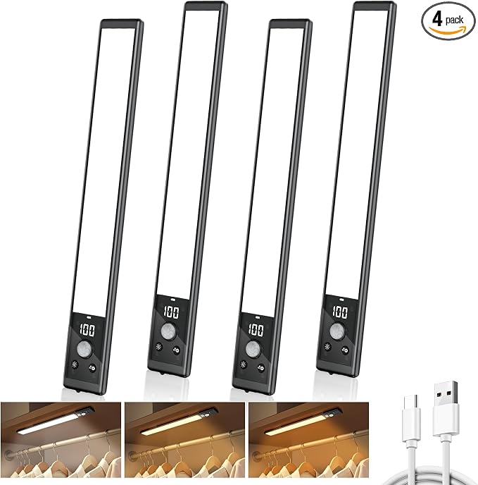 Mpotmiy 4 Pack 10" Under Cabinet Lights by Mpotmiy