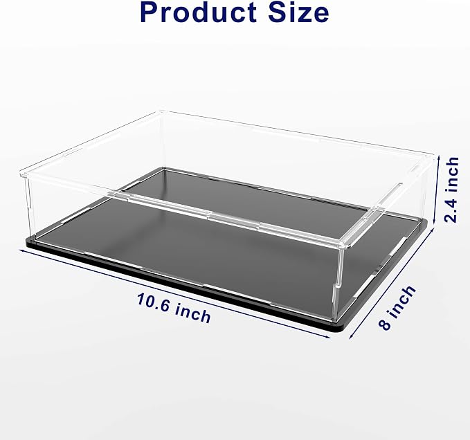 SVENJBB Book Display Case, 10.6x8x2.4 Inch Acrylic Box - Image 5