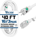 YOJOE Indoor Outdoor Extension Cord by YOJOE