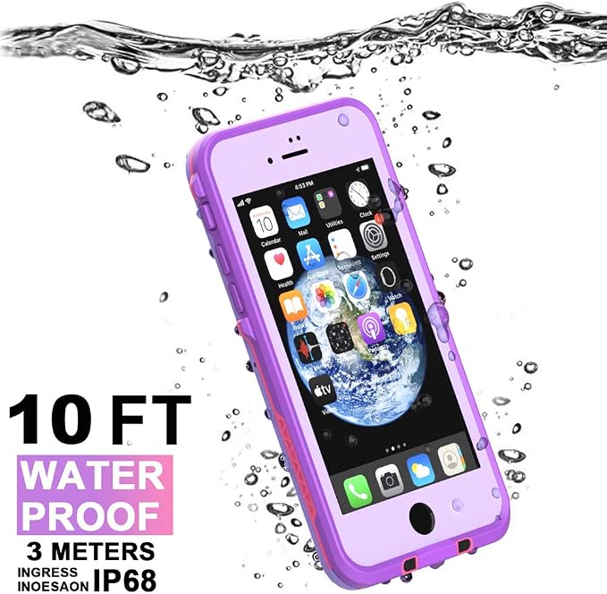 Diverbox for iPhone SE 2020 Waterproof Case iPhone 8 Waterproof Case, - Image 5