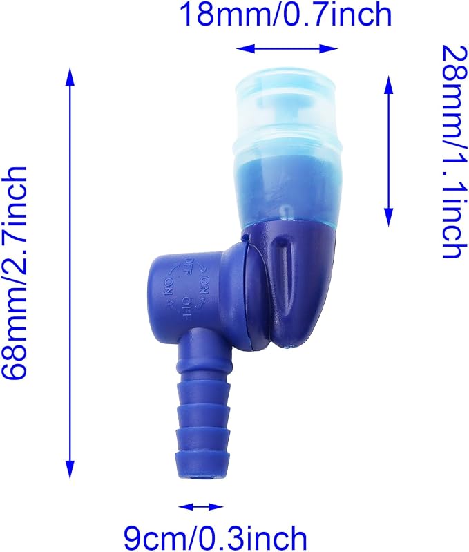 Hydration Bladder Bite Valve Replacement Mouthpiece Fit - Image 2