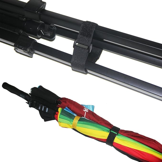 YiwerDer 1 x 18" Hook and Loop Reusable Fastening Nylon Cable Securing Straps - Image 5